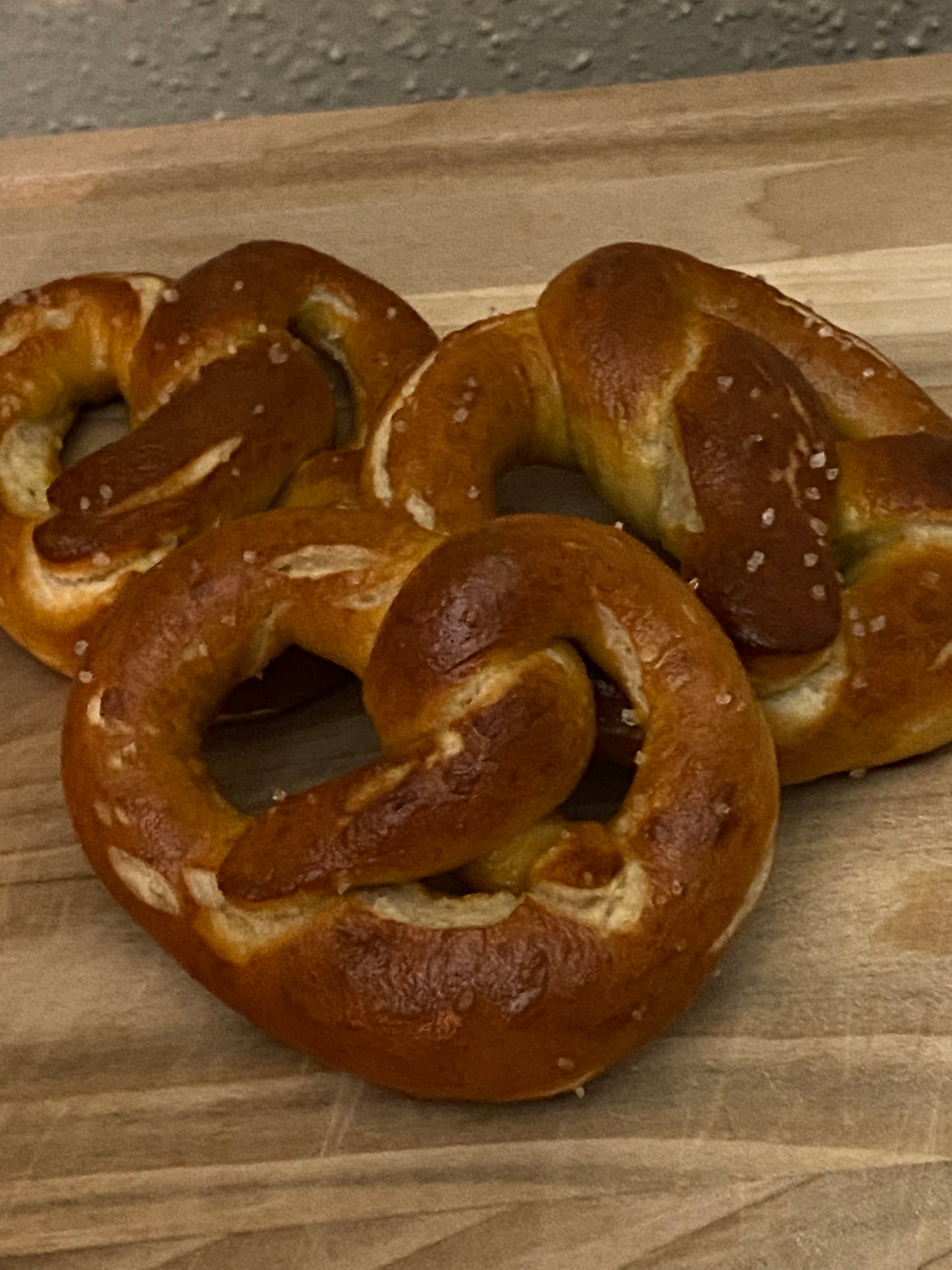 Soft baked Pretzels