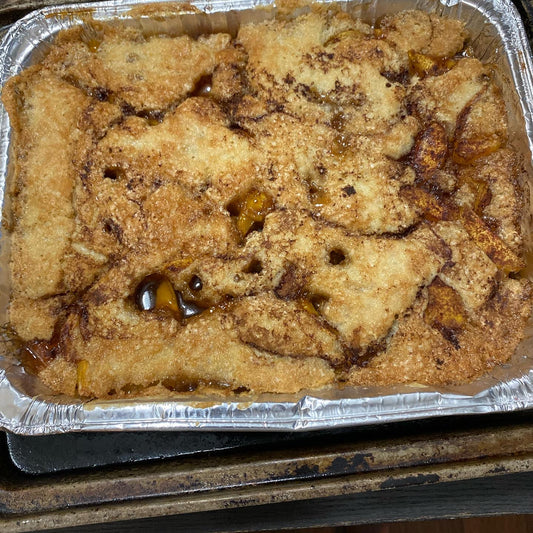 Vegan Peach Cobbler