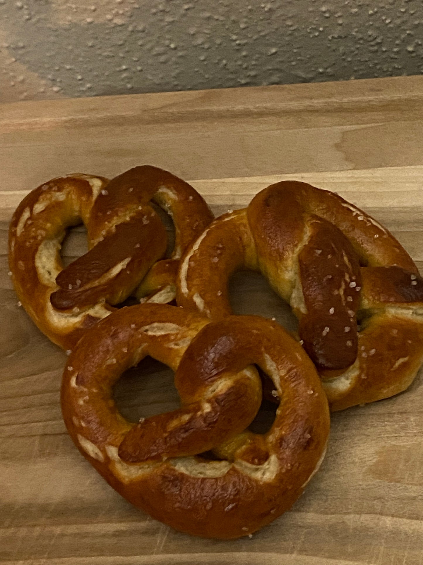 Soft baked Pretzels